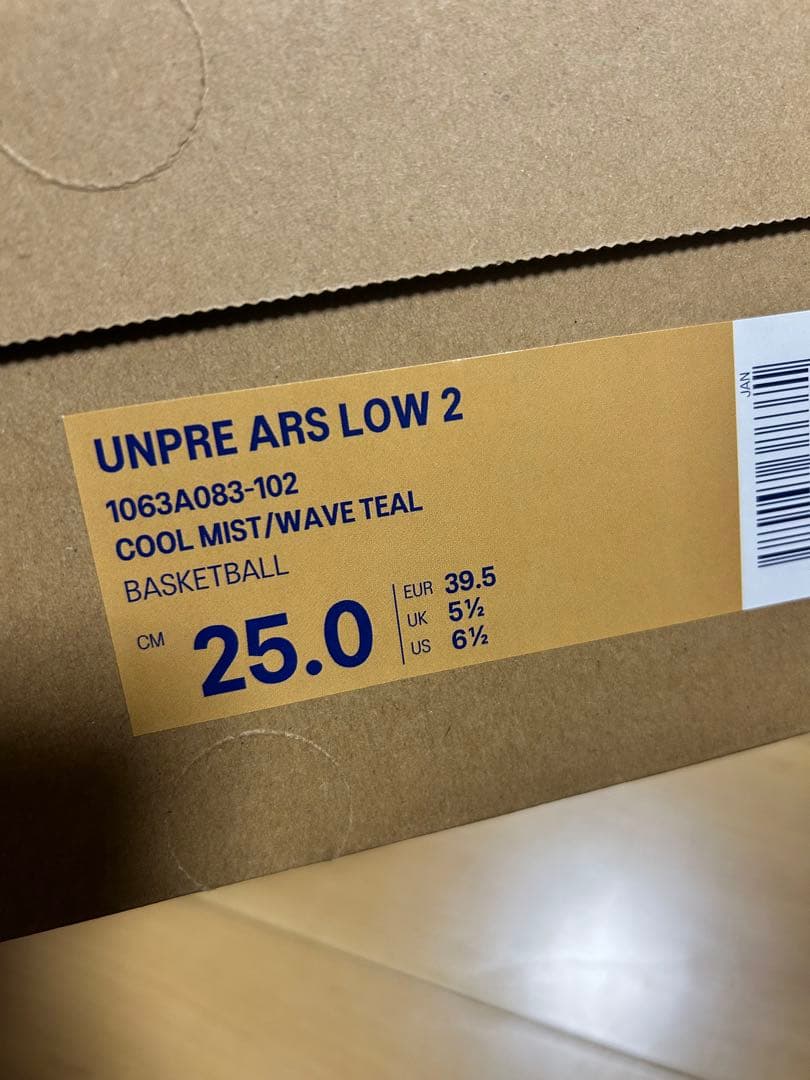 最終値下げ　ASICS UNPRE ARS LOW 2 25.0cm
