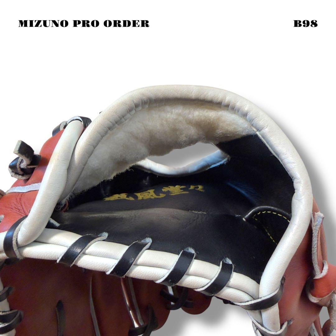 希少品！ MIZUNO PRO ORDER ミズノプロ オーダー グローブ 赤茶