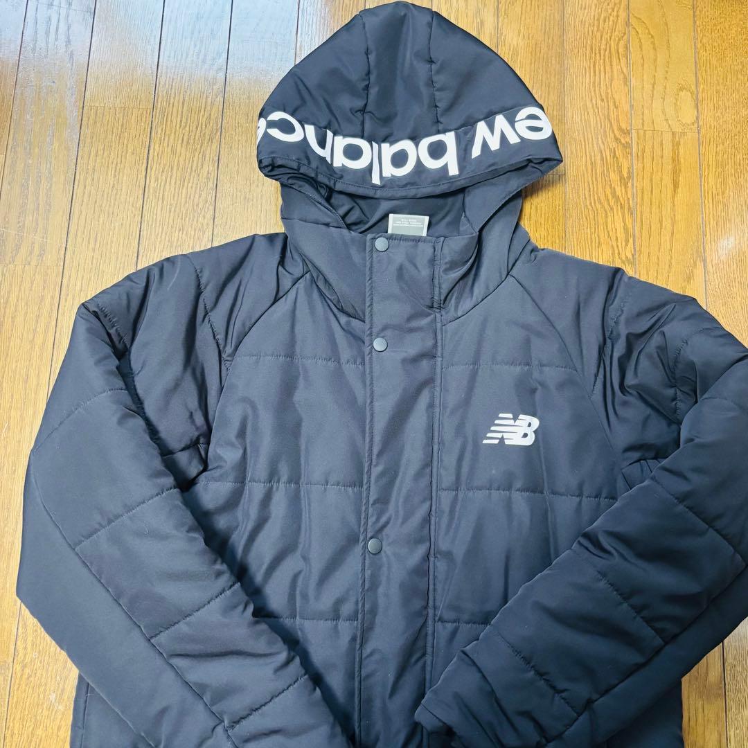 New Balance フード付きロングベンチコート Mサイズ