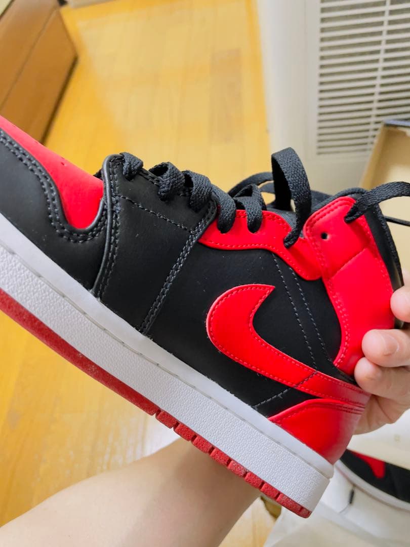AIR JORDAN 1 MID 26.5cm レッド/ブラック