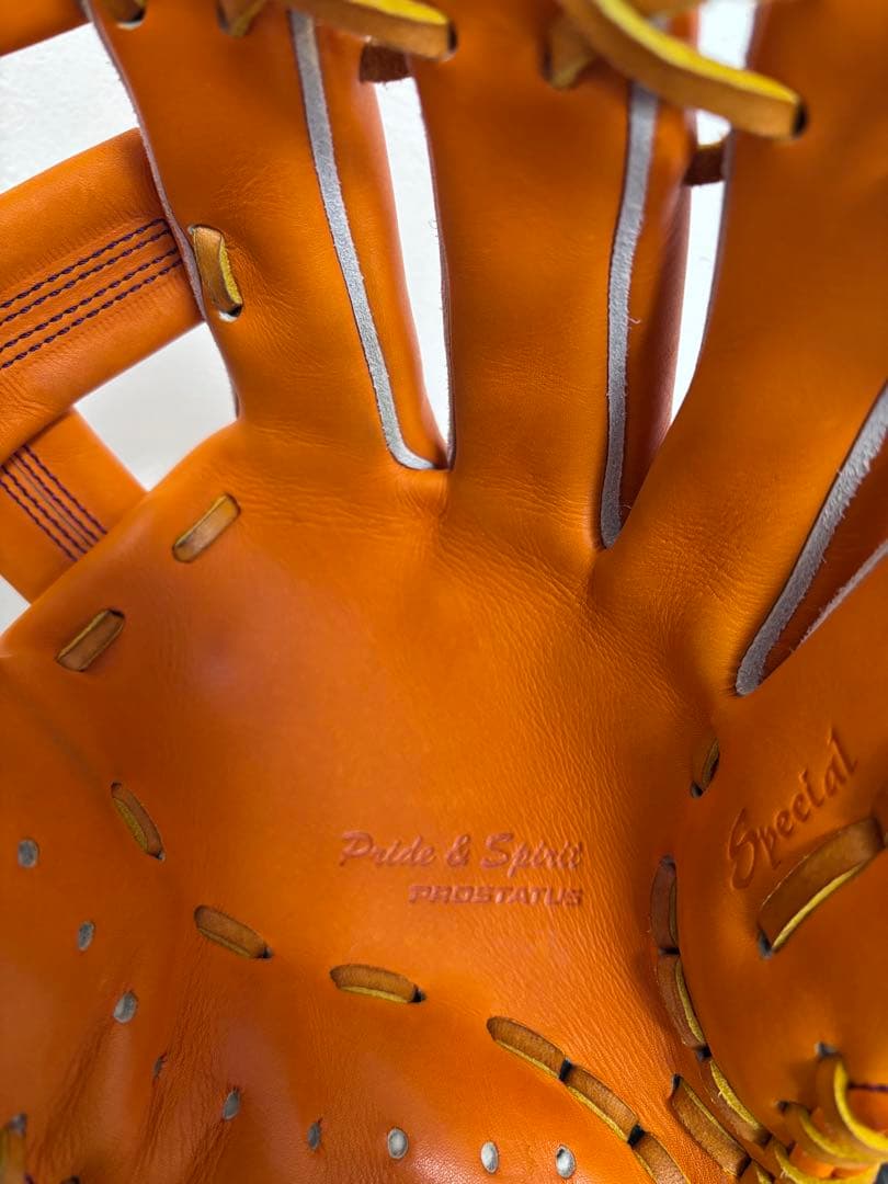 極美品 吉川モデルZETT プロステイタスSE キップレザー硬式 ゼット