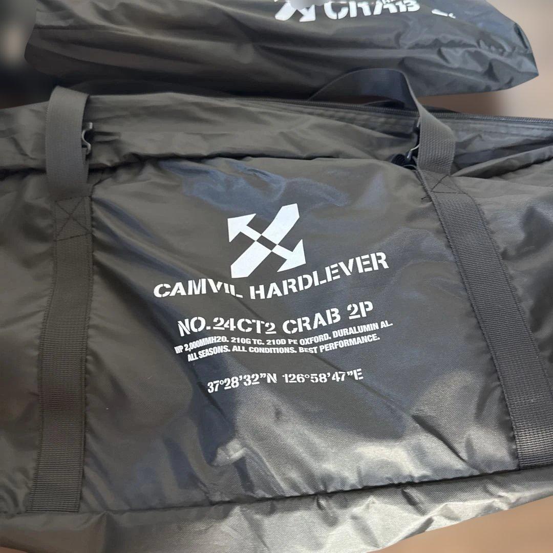 CAMVIL CRAB 2P カニテント　グランドシート付属