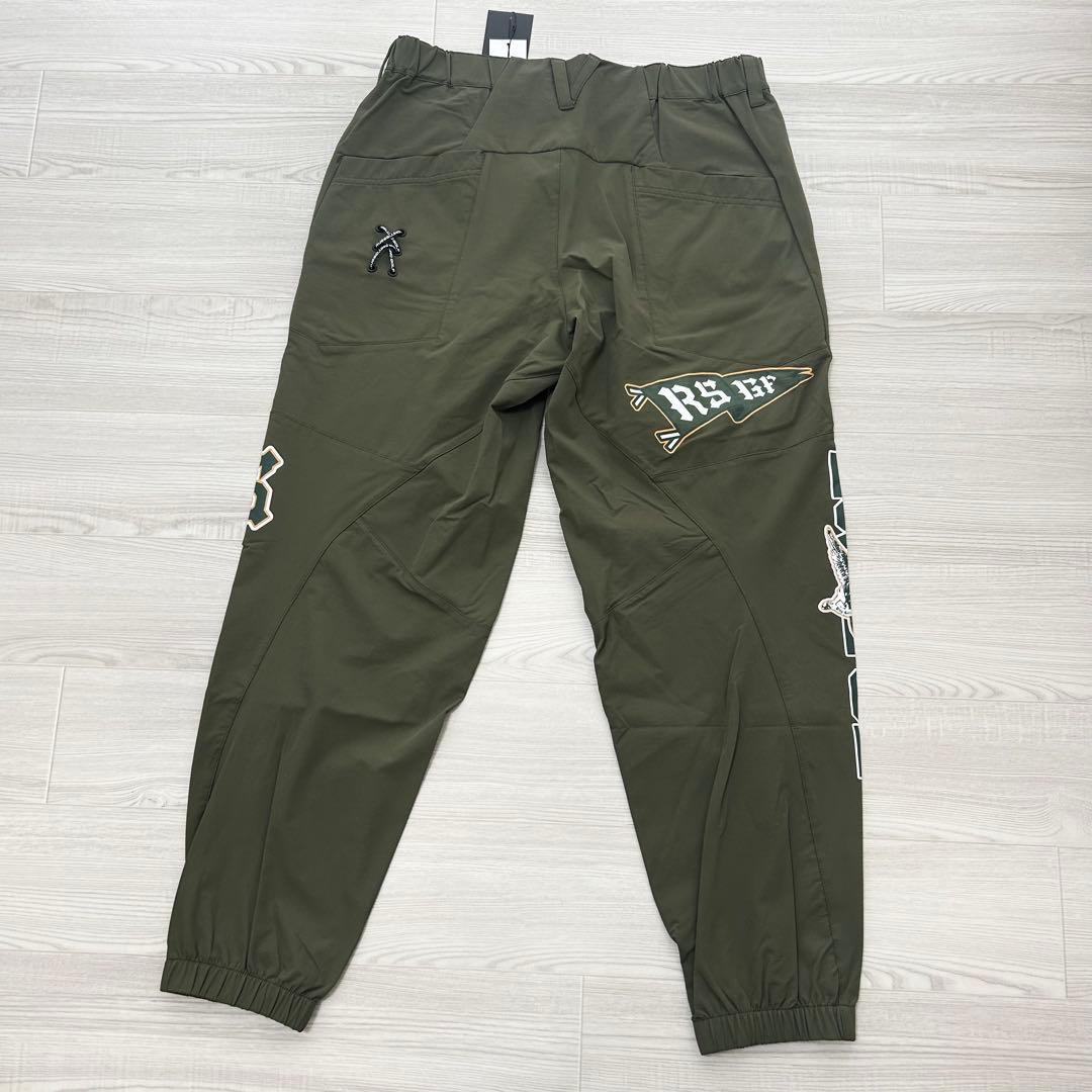新品　ラッセルノ　パンツ　ジョガー　春夏　ストレッチ　ウエストゴム　カーキ　5