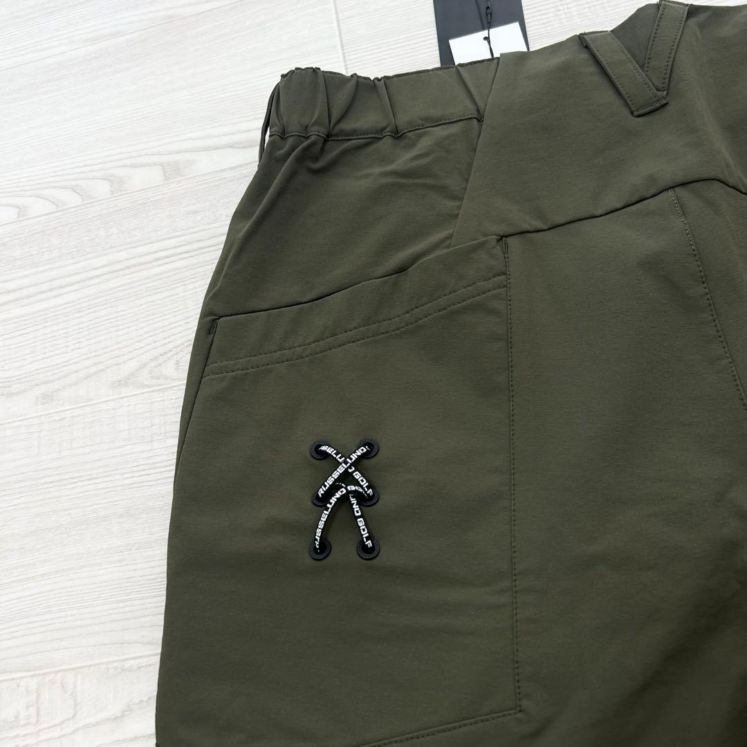 新品　ラッセルノ　パンツ　ジョガー　春夏　ストレッチ　ウエストゴム　カーキ　5
