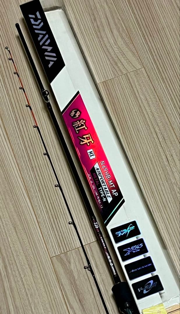 【美品】ダイワ 紅牙MX N69HB-MT AP タイラバロッド
