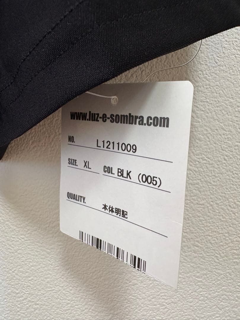 【XL】大人気カラー 新品 LUZeSOMBRA セットアップ ブラック