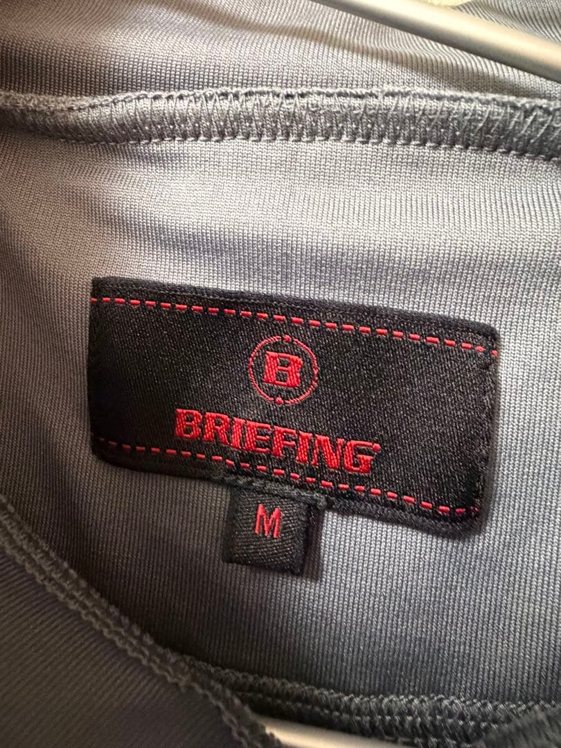 BRIEFING グレー半袖　M