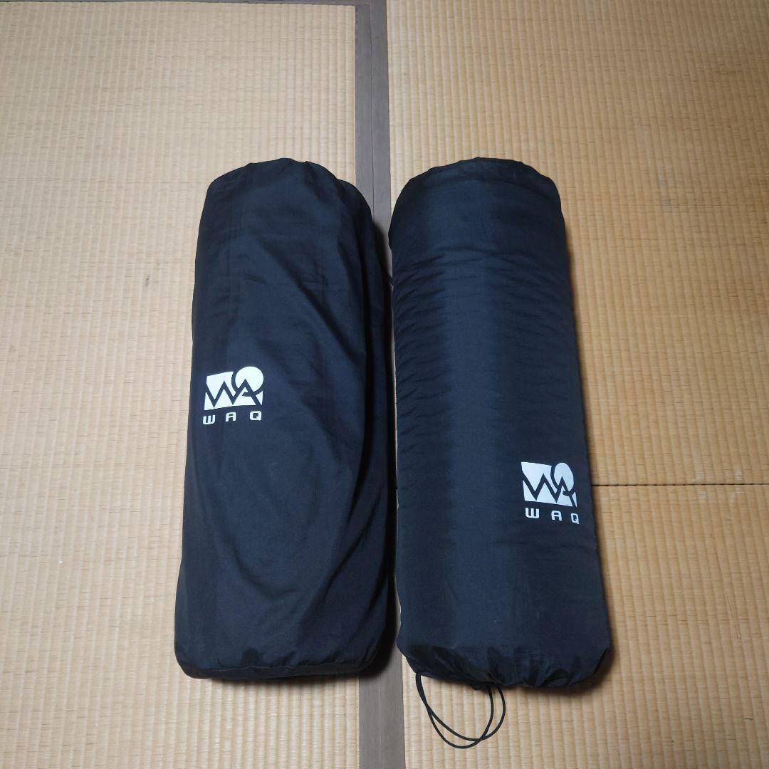 WAQ インフレータブルマット ブラック　 ※２枚セット