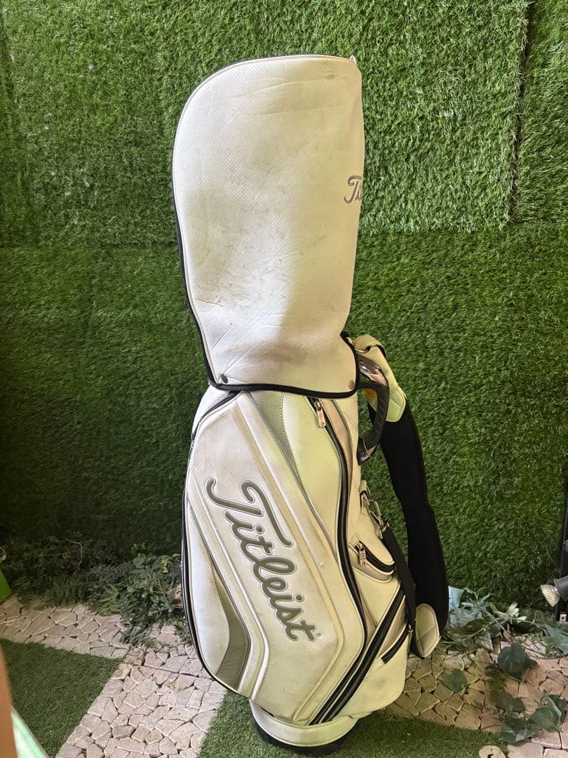 Titleist キャディバッグ ホワイト タイトリスト