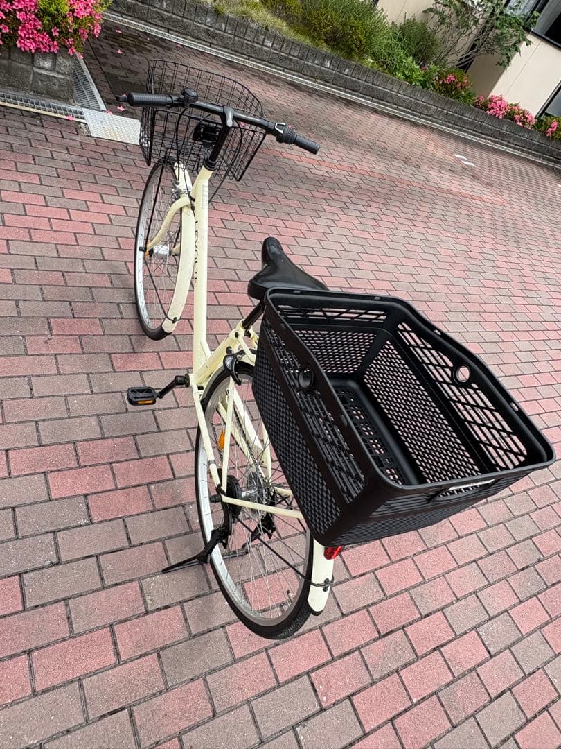 前後籠付きオートライト変速付軽快車 (27㌅)お引取りでも？配達でも？可能です。
