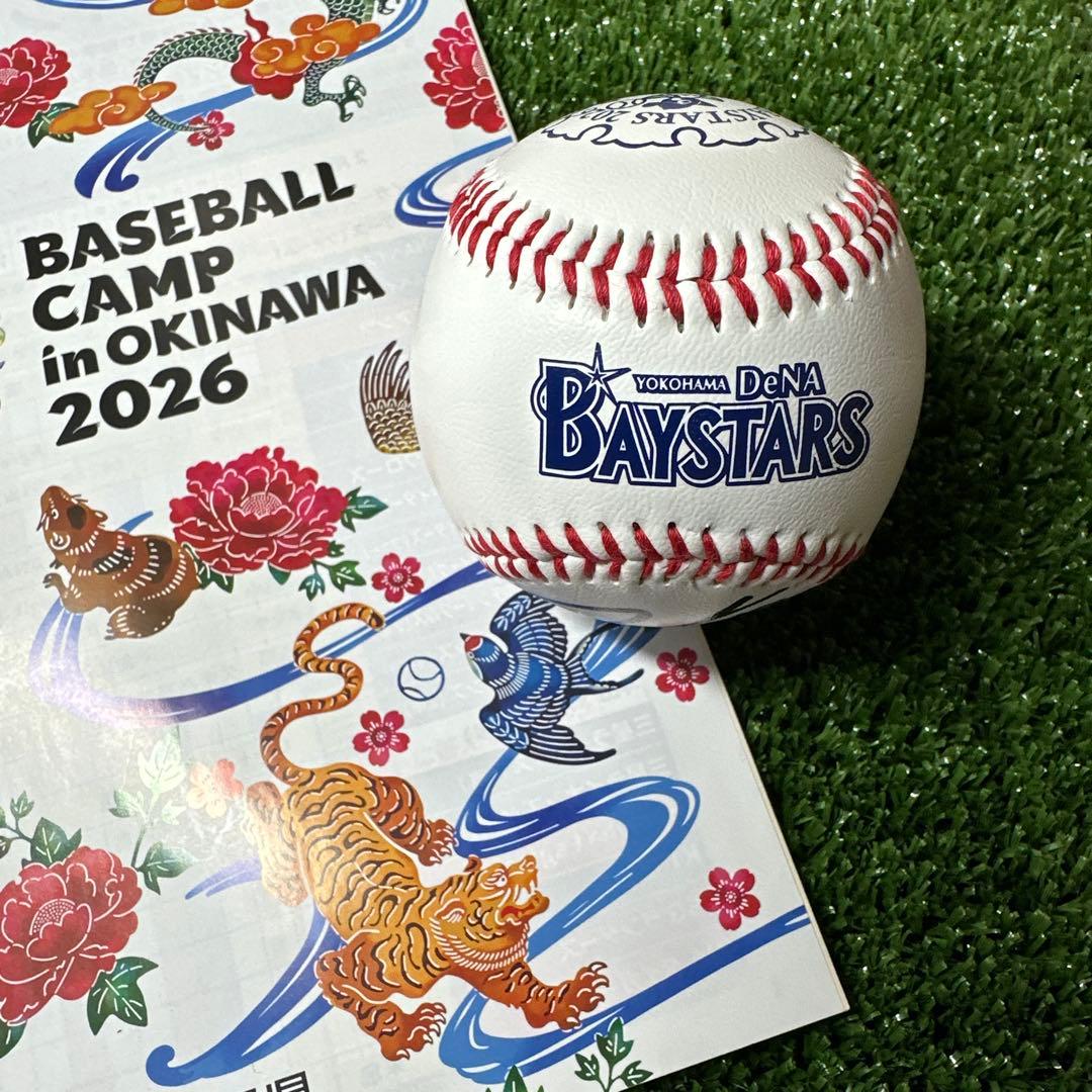 横浜DeNAベイスターズ 柴田竜拓選手　 直筆サインボール2026沖縄キャンプ球