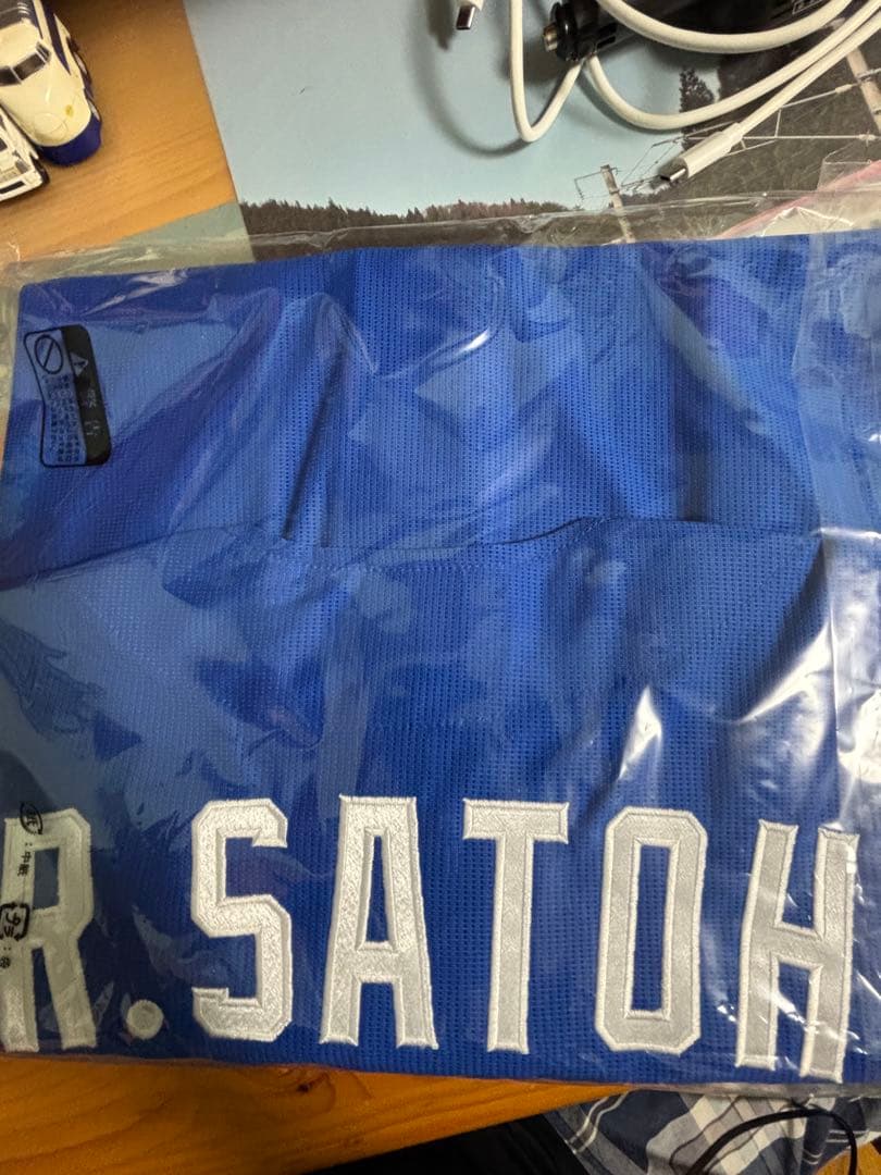 中日ドラゴンズ 佐藤龍世選手 ビジターレプリカ Mサイズ 新品 未開封