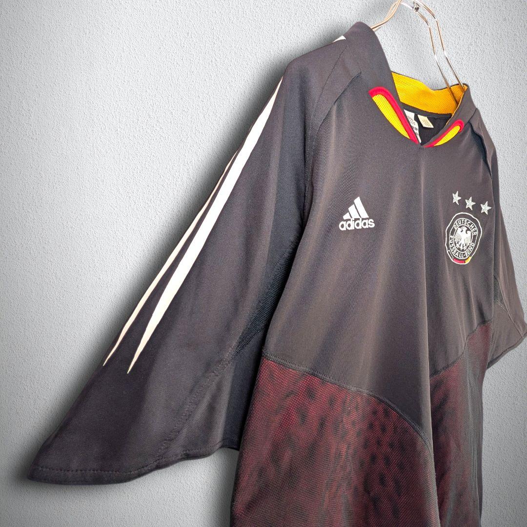 古着 サッカー ユニフォーム ドイツ代表 メッシ素材 メンズ 2XL相当