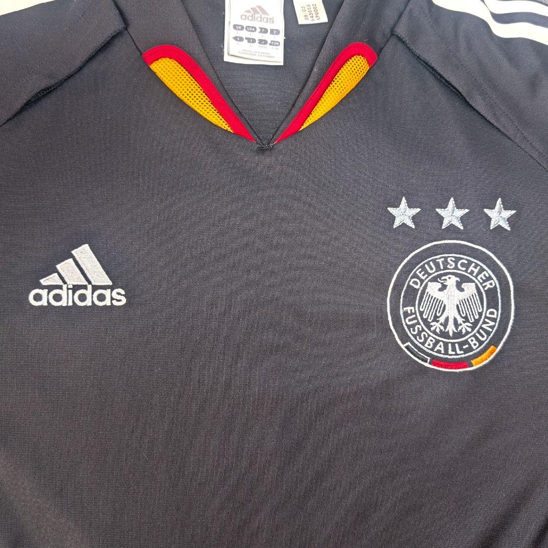 古着 サッカー ユニフォーム ドイツ代表 メッシ素材 メンズ 2XL相当
