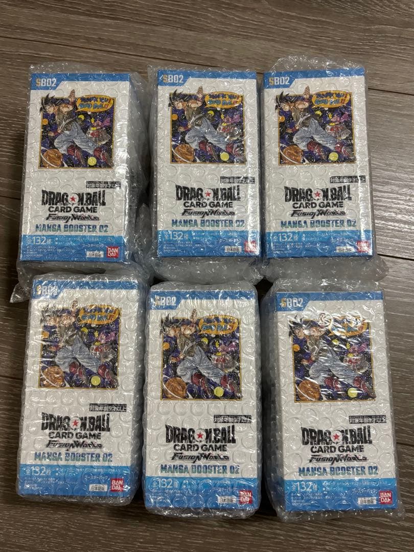 【新品未開封】 MANGA BOOSTER 02 テープ付き 6box