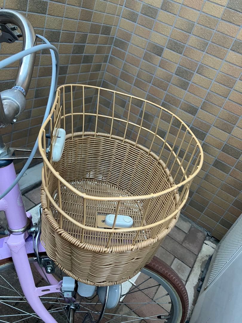 子供用自転車　ダイワサイクル シルバーリングキュート　パープル24インチ