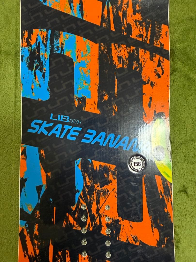 【美品】LIB TECH SKATE BANANA156/FLUX スノーボード
