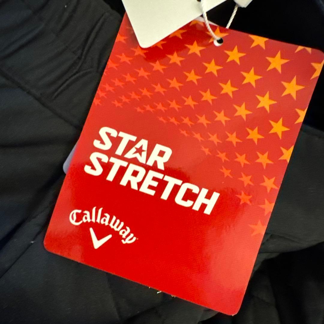 Callaway レディース ゴルフパンツ ブラック キルティング