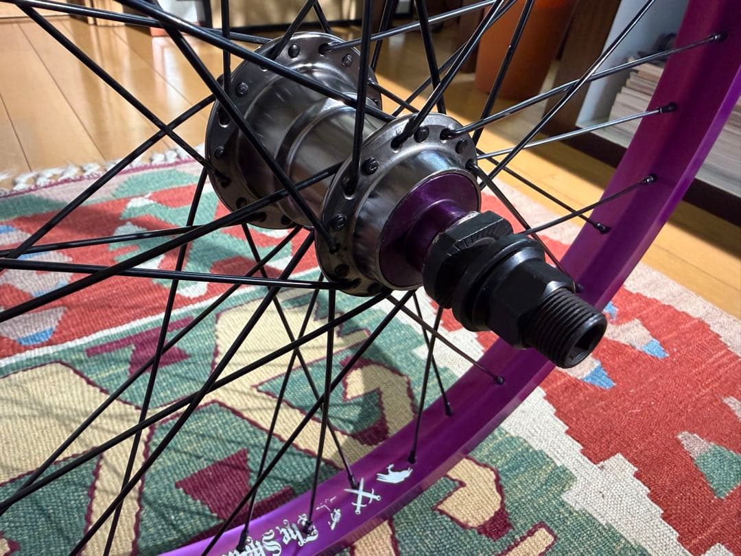 BMX リア ホイール フリーコースター SHADOW リム KHE ハブ