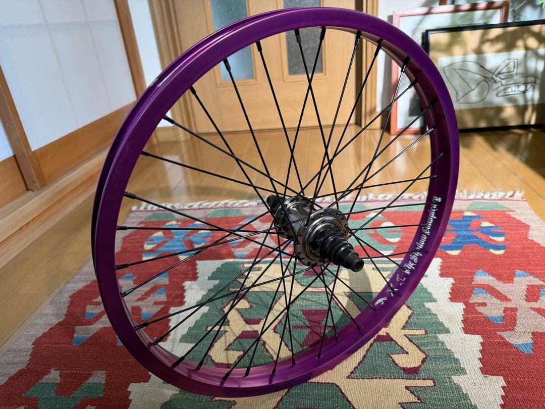 BMX リア ホイール フリーコースター SHADOW リム KHE ハブ
