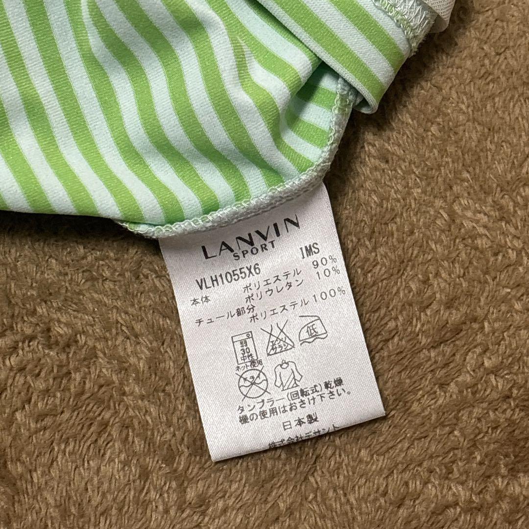 LANVIN SPORT レディース ゴルフ ハーフジップ長袖ウェア サイズ42