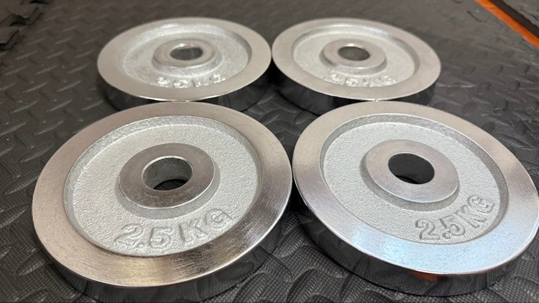2.5KG ダンベルプレート 8枚セット