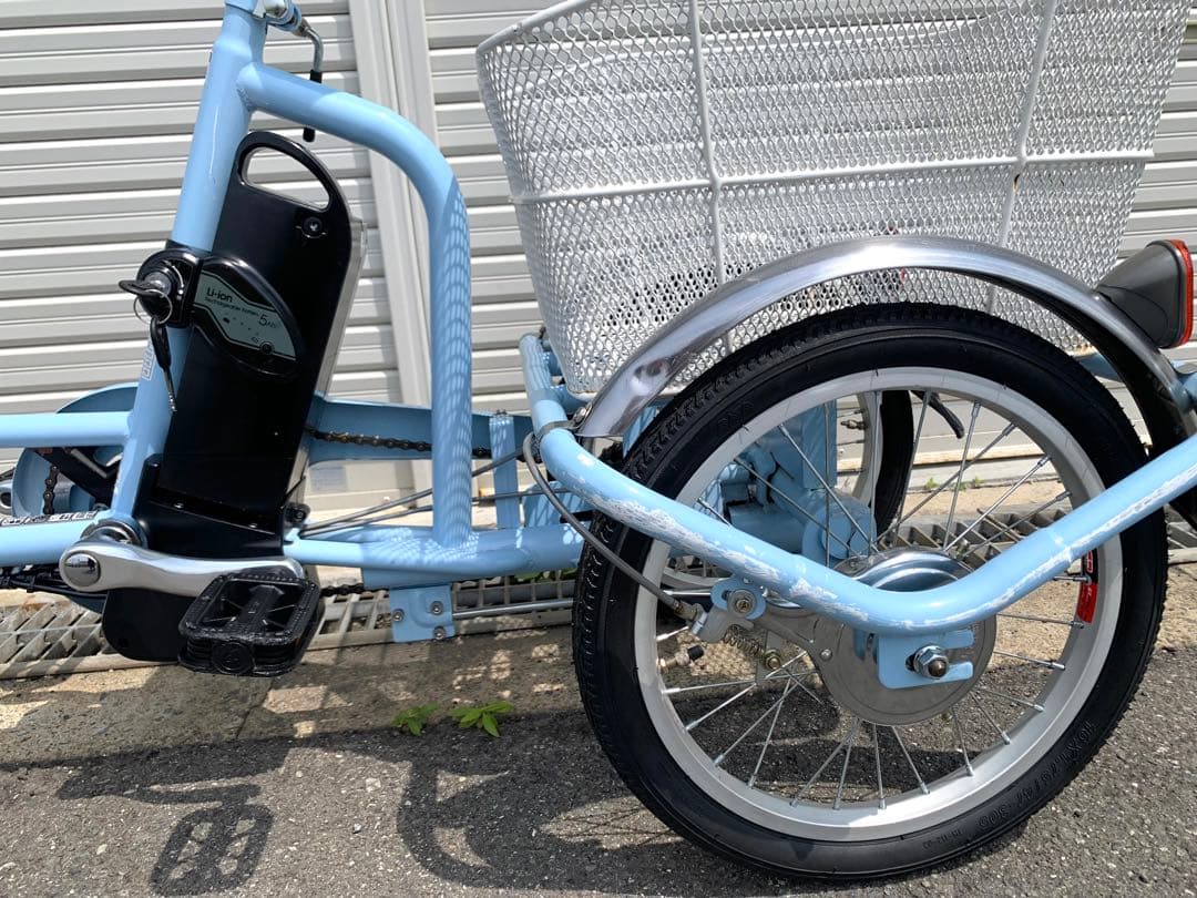 送料無料 AshirakuCharlie電動アシスト三輪自転車 動作確認済