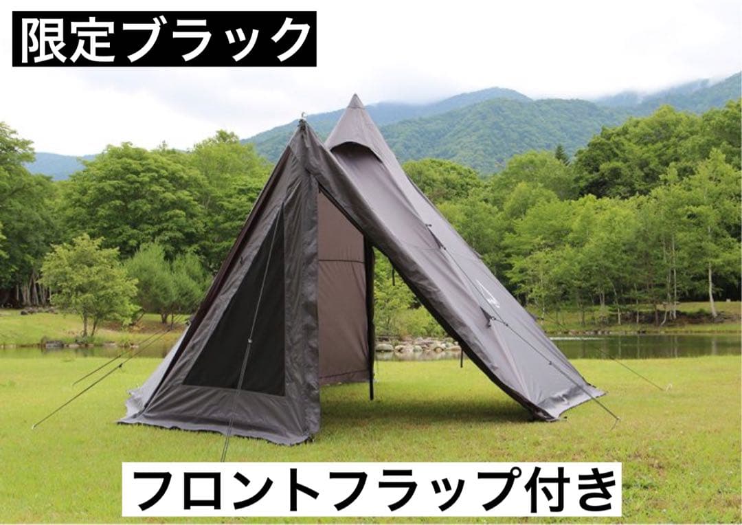 限定品　サーカスST DX ブラック　テンマクデザイン　窓付きフロントフラップ