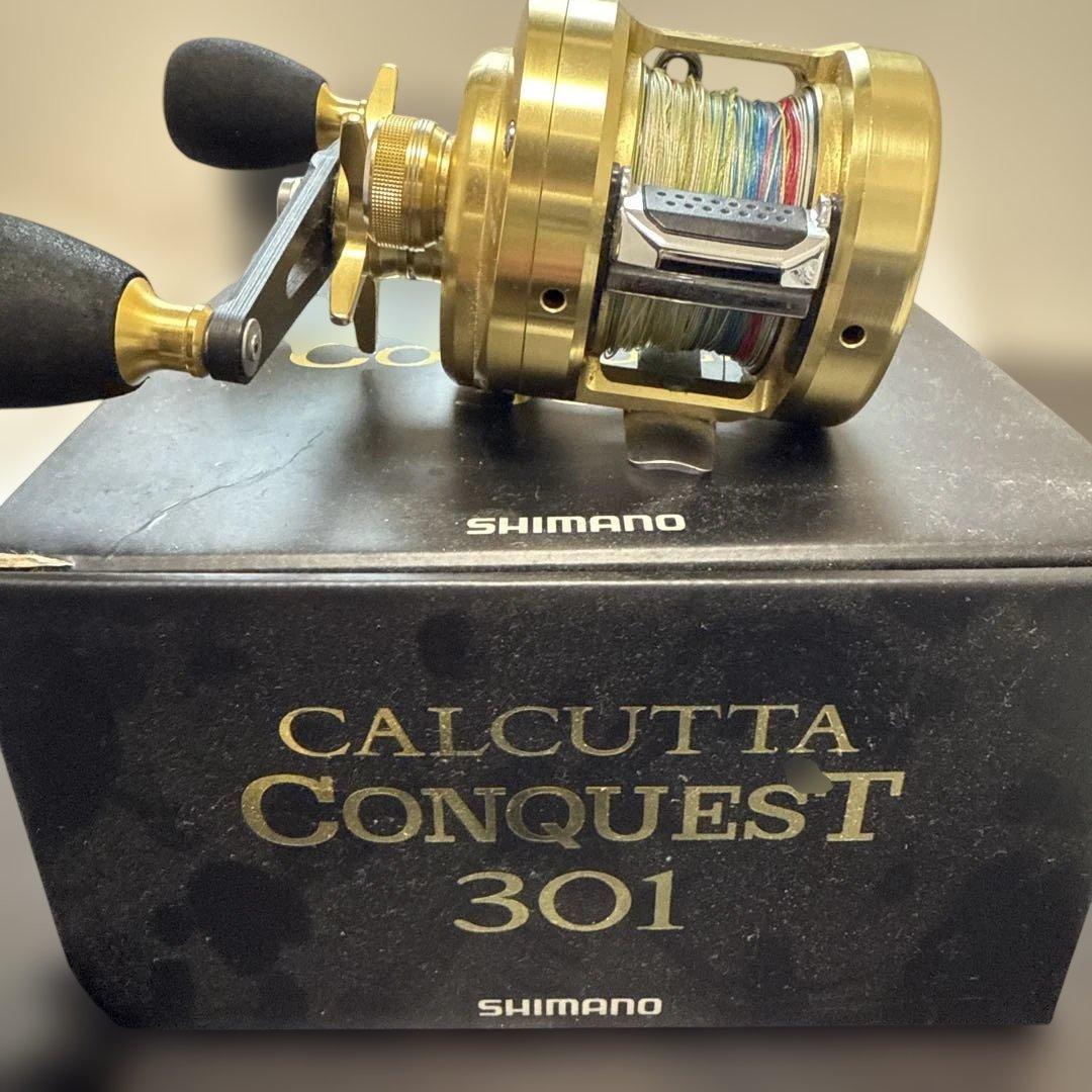 シマノ CALCUTTA CONQUEST 301 ベイトリール カスタム品