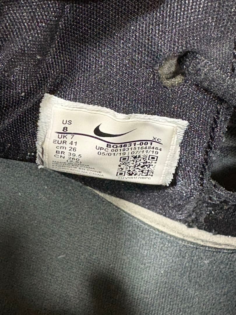 Nike バスケットボールシューズ US8 カイリ−6EP ジェットブラック