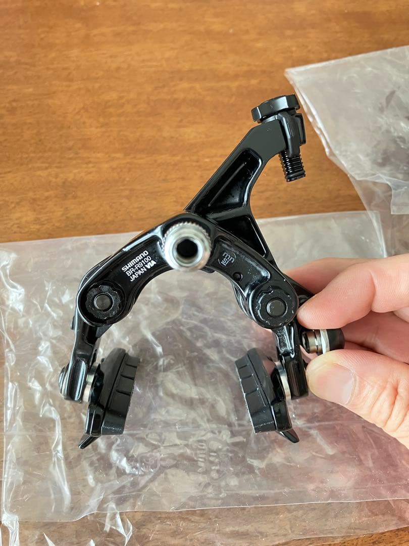 新品、Dura-Ace BR-R9100キャリパーブレーキ前後セット