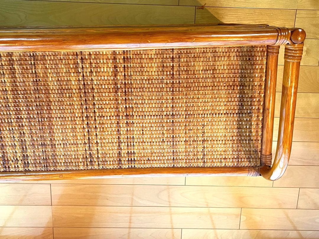 にこまる　ラタンチェスト 10杯タイプ 95cm幅 4段　藤家具　美品