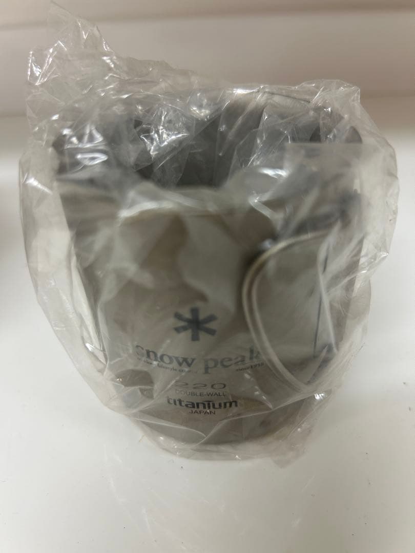  peak チタンダブルカップ 600ml 220ml セット