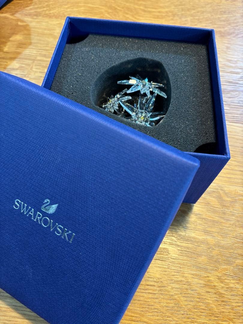 【新品】swarovski スワロフスキー SCS エーデルワイス