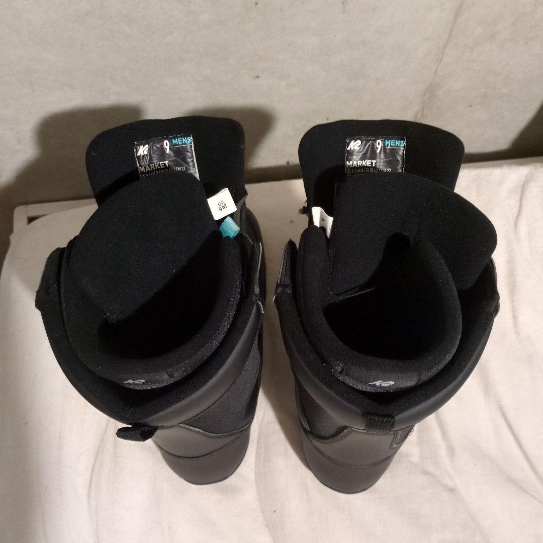 【美品・使用回数1回】 K2 MARKET 27cm スノーボードブーツ BOA