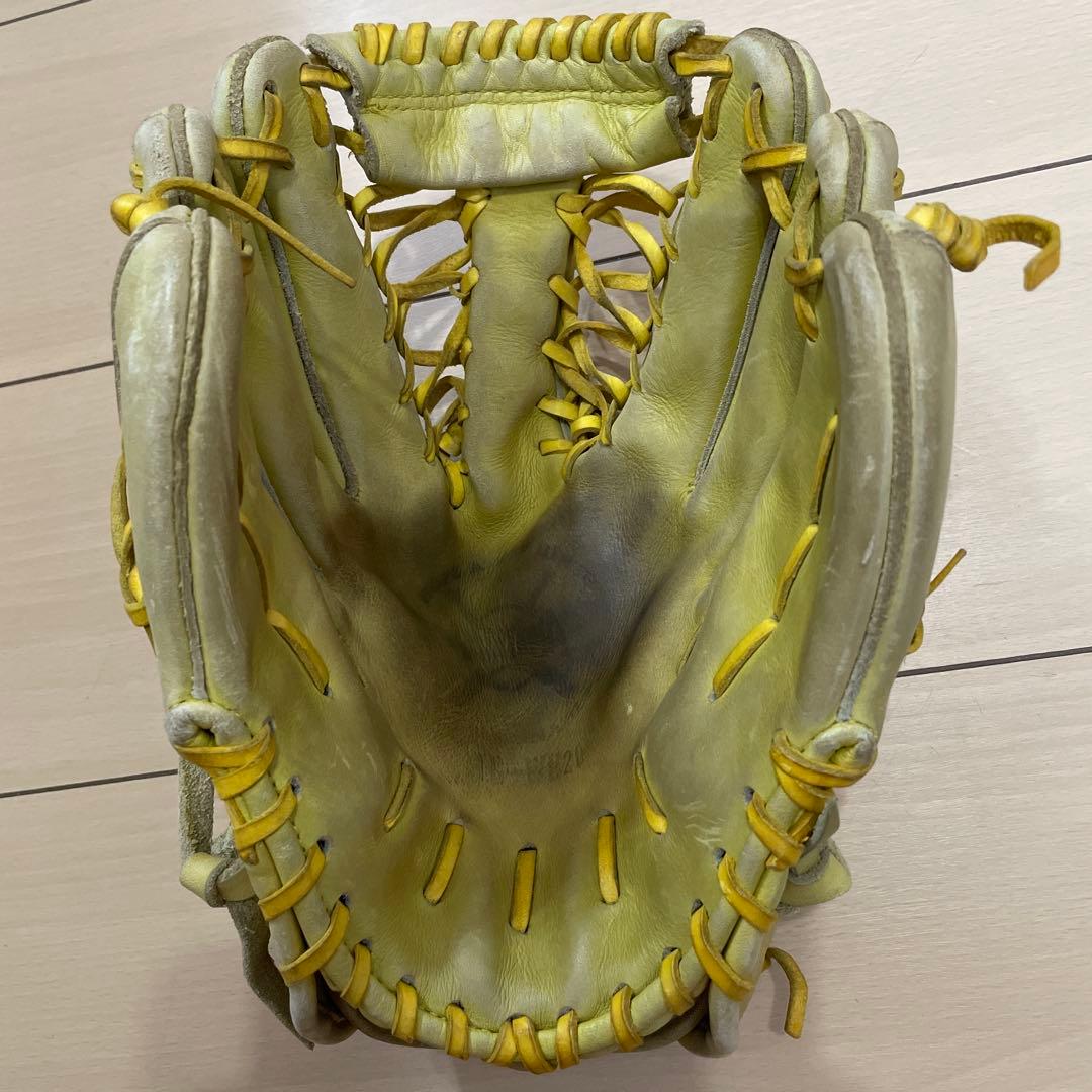 【希少】両投げ　TAMAZAWA 野球グローブ イエロー 軟式