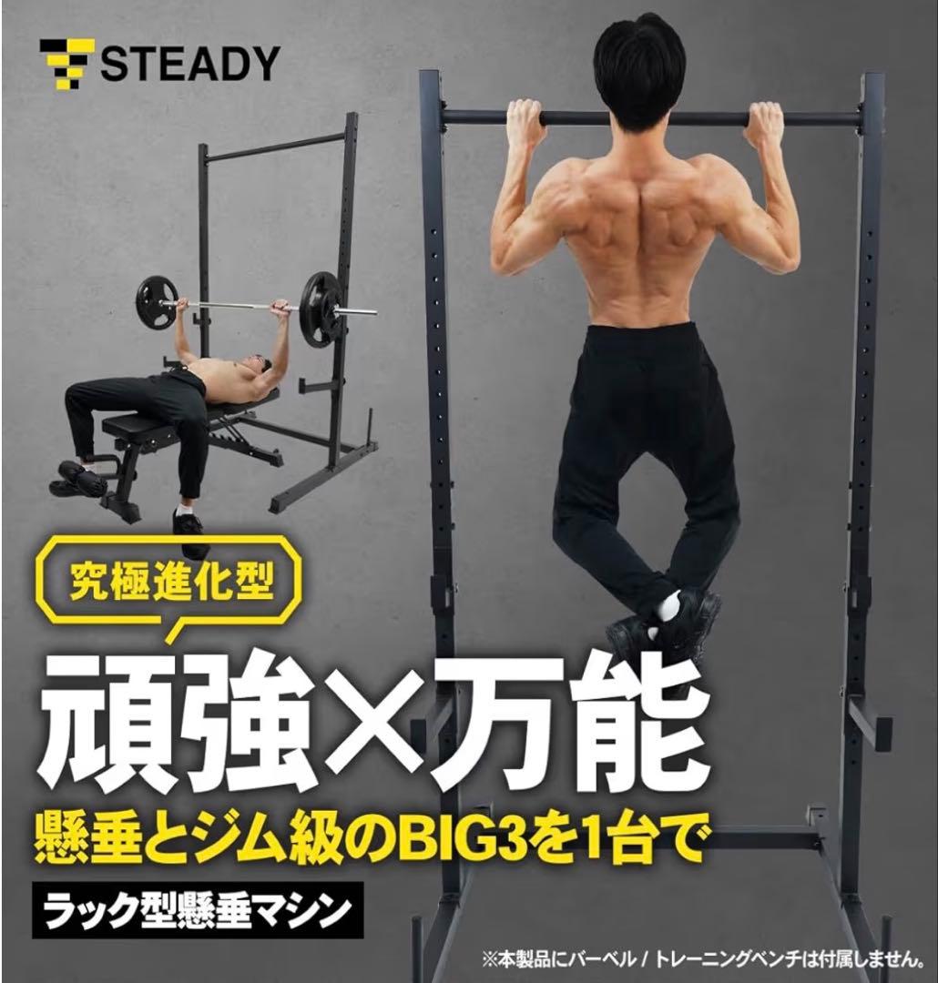 STEADY 懸垂マシン ハーフラック機能付き
