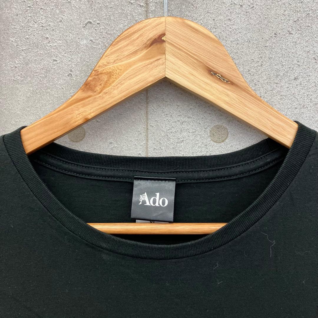 Ado アド 半袖 カットソー プリント サイズXL ブラック