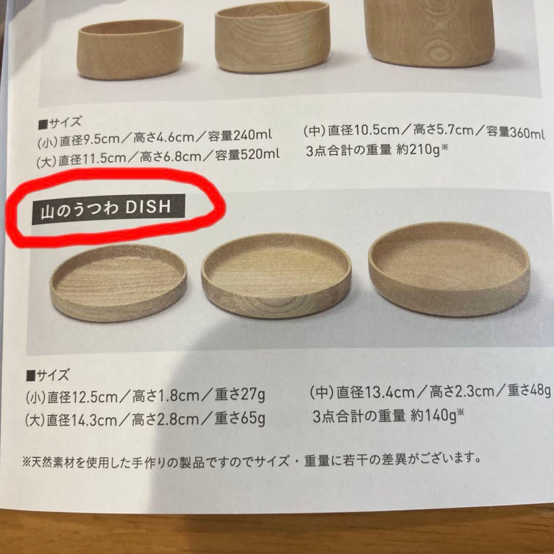 VIVAHDE 山のうつわ DISH 3枚 セット