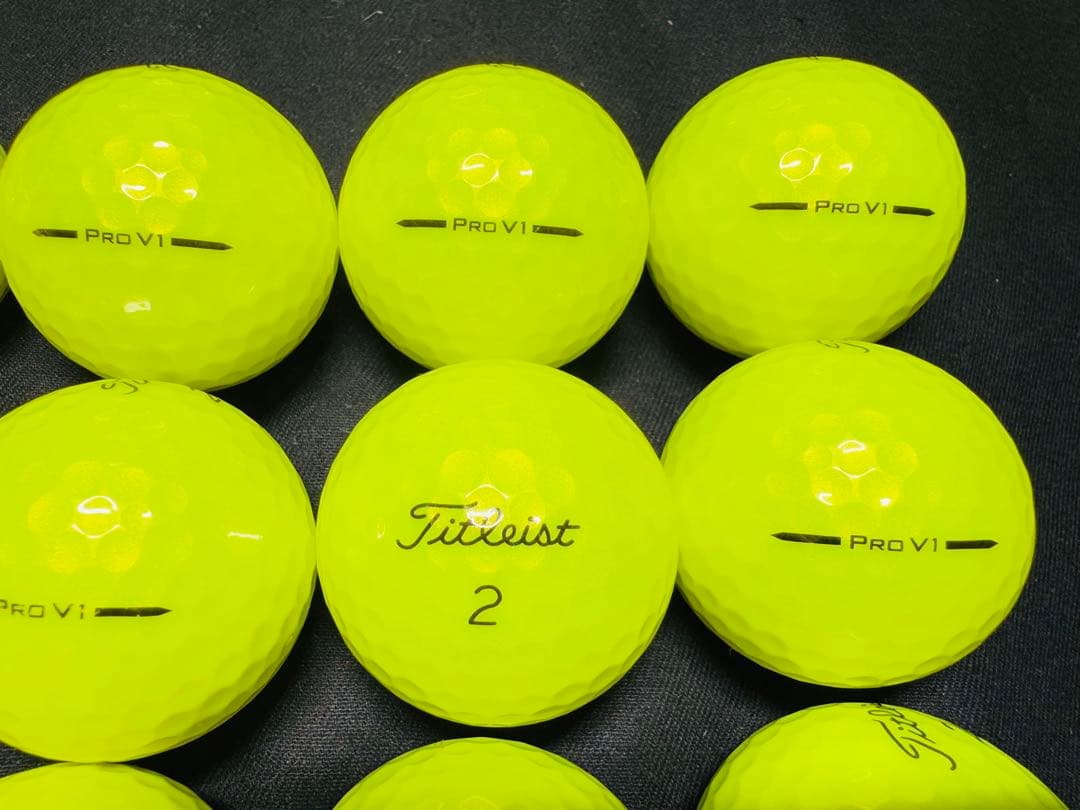 最新 タイトリストPRO V1 2025年モデル 20個　　イエロー