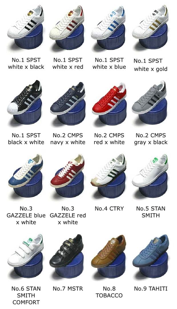 ペプシペットボトルキャップ adidasシューズ　60種フルコンプ