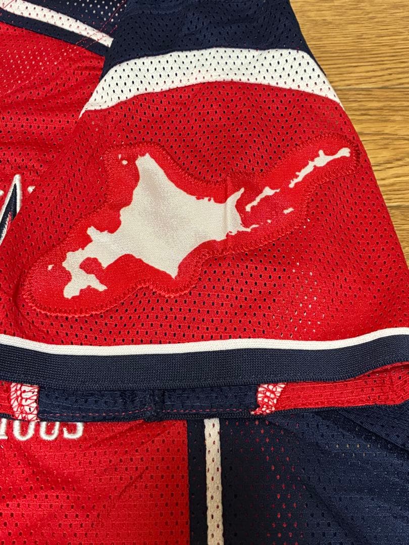 北海道日本ハムファイターズ　ユニフォーム　中田翔　背番号6 ミズノ　赤　刺繍
