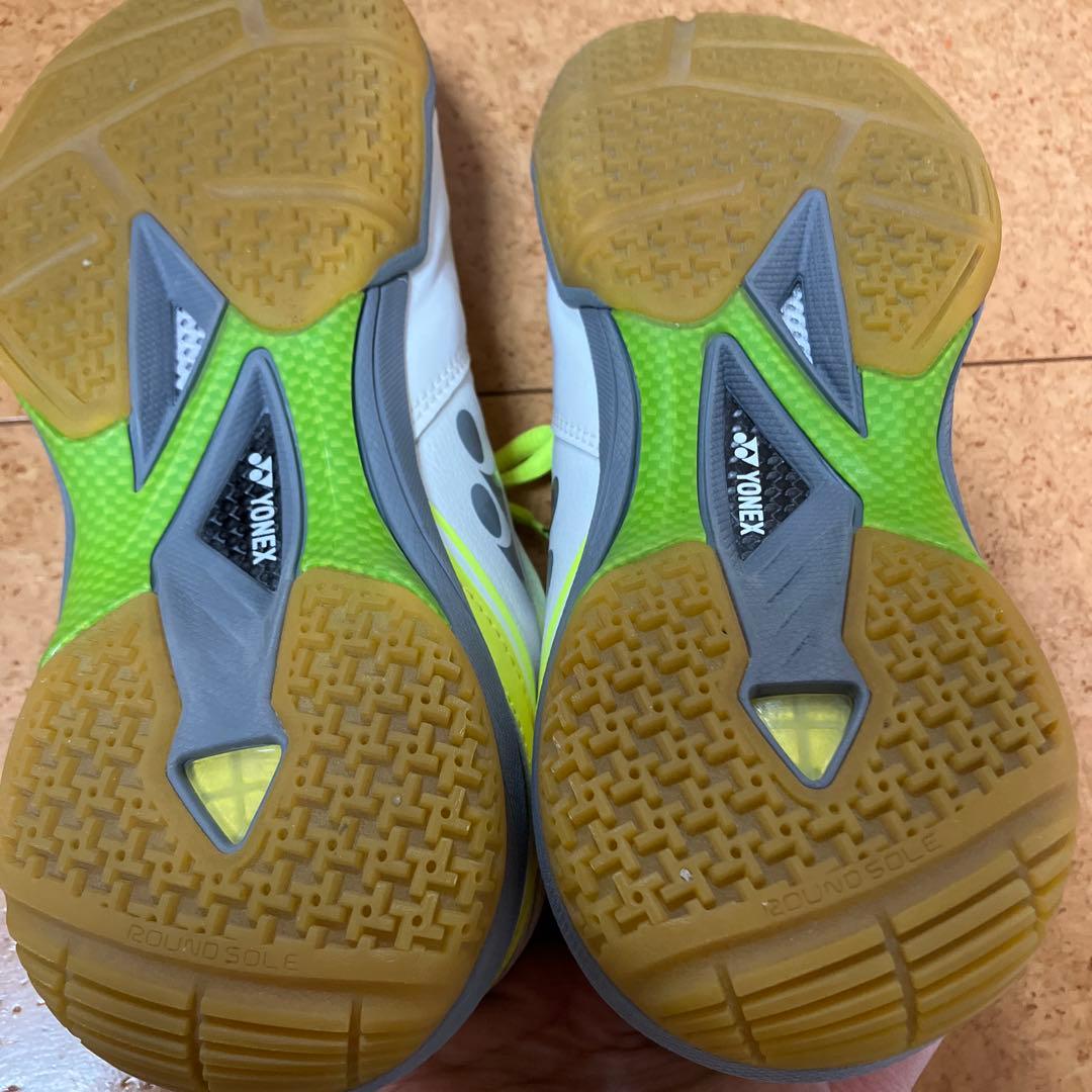 YONEX SHB-65 バドミントンシューズ グレー/イエロー　24センチ