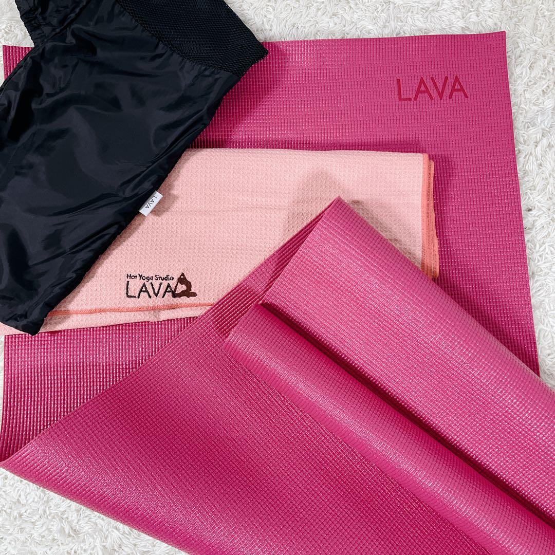 ラグ付　ラバ LAVA ヨガ　マット ケース付 トレーニング エクササイズ