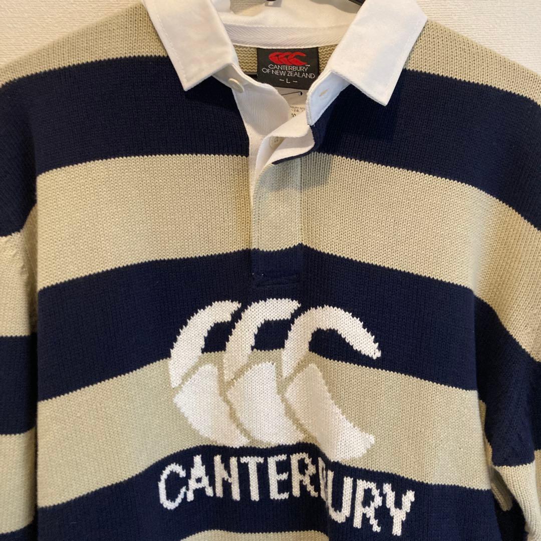未使用)CANTERBURY ニットラガーシャツ　Lサイズ