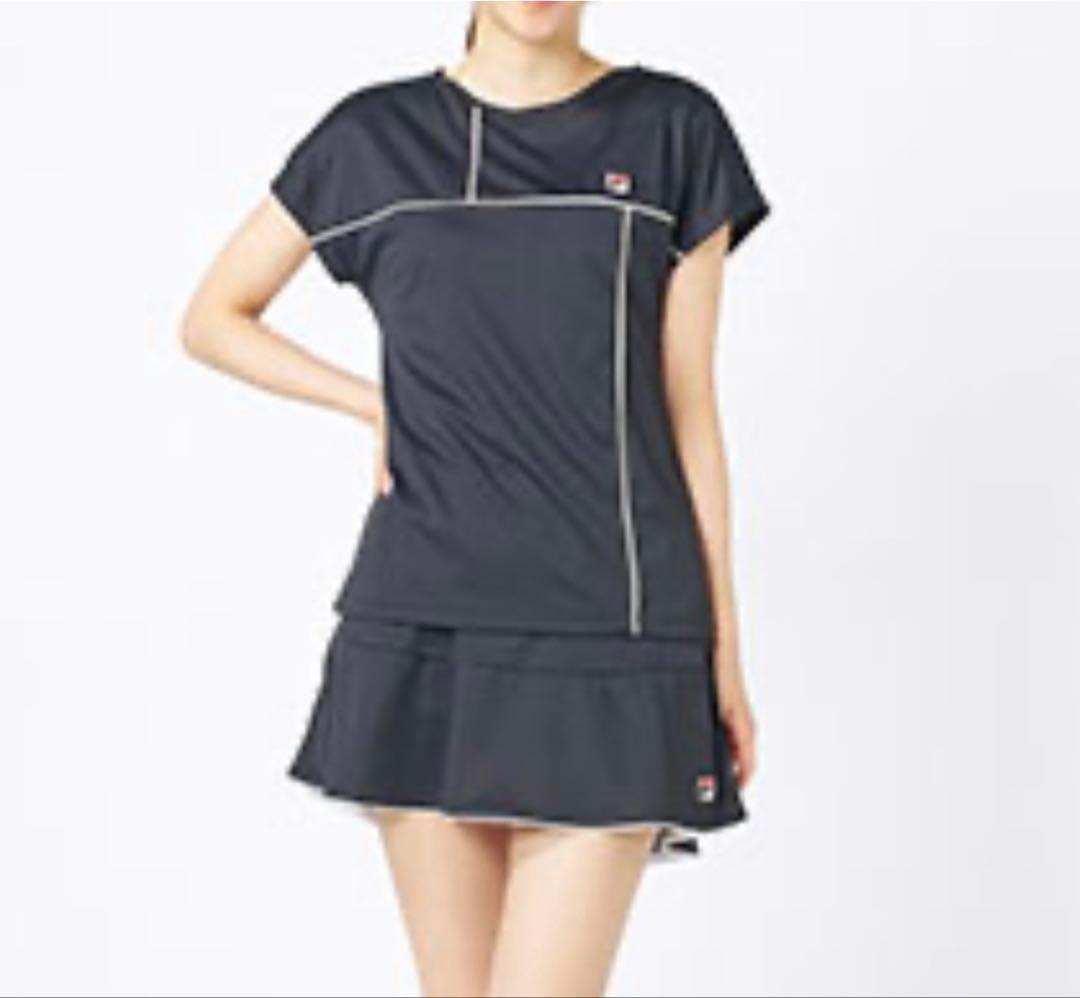 FILA ネイビー スコートとテニスウェア （XLサイズ）