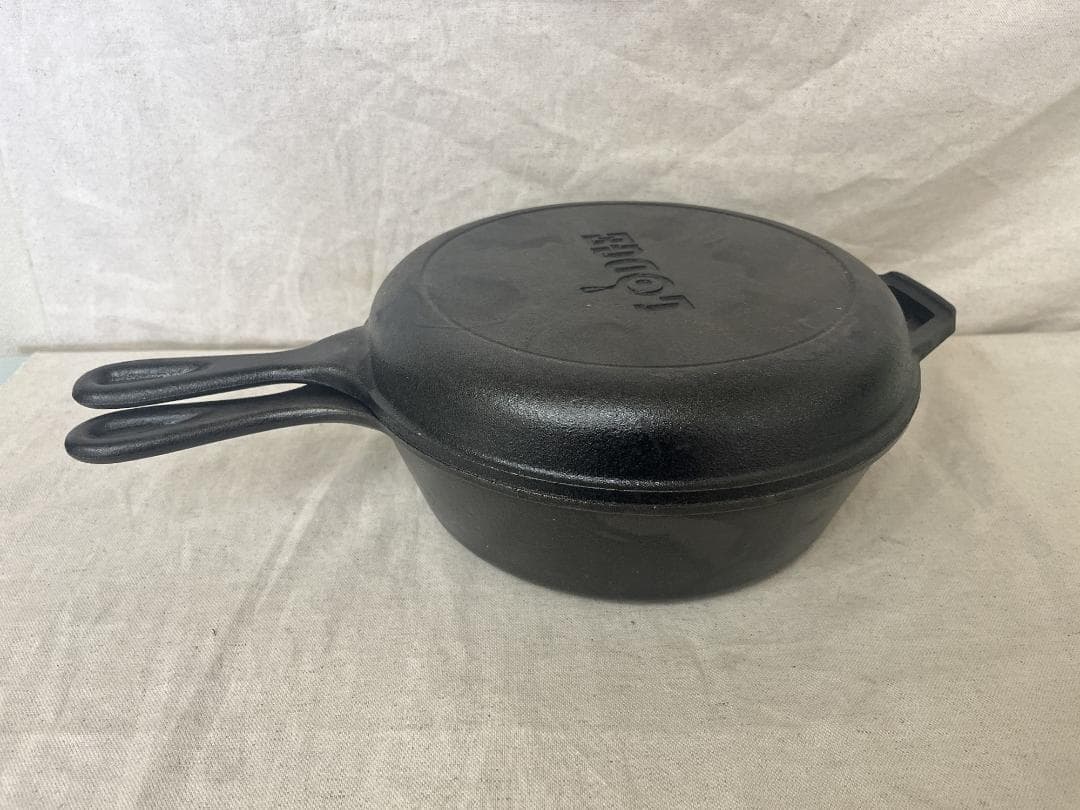 美品！【LODGE】ロッジ コンボクッカー１０ 直径約２５センチ