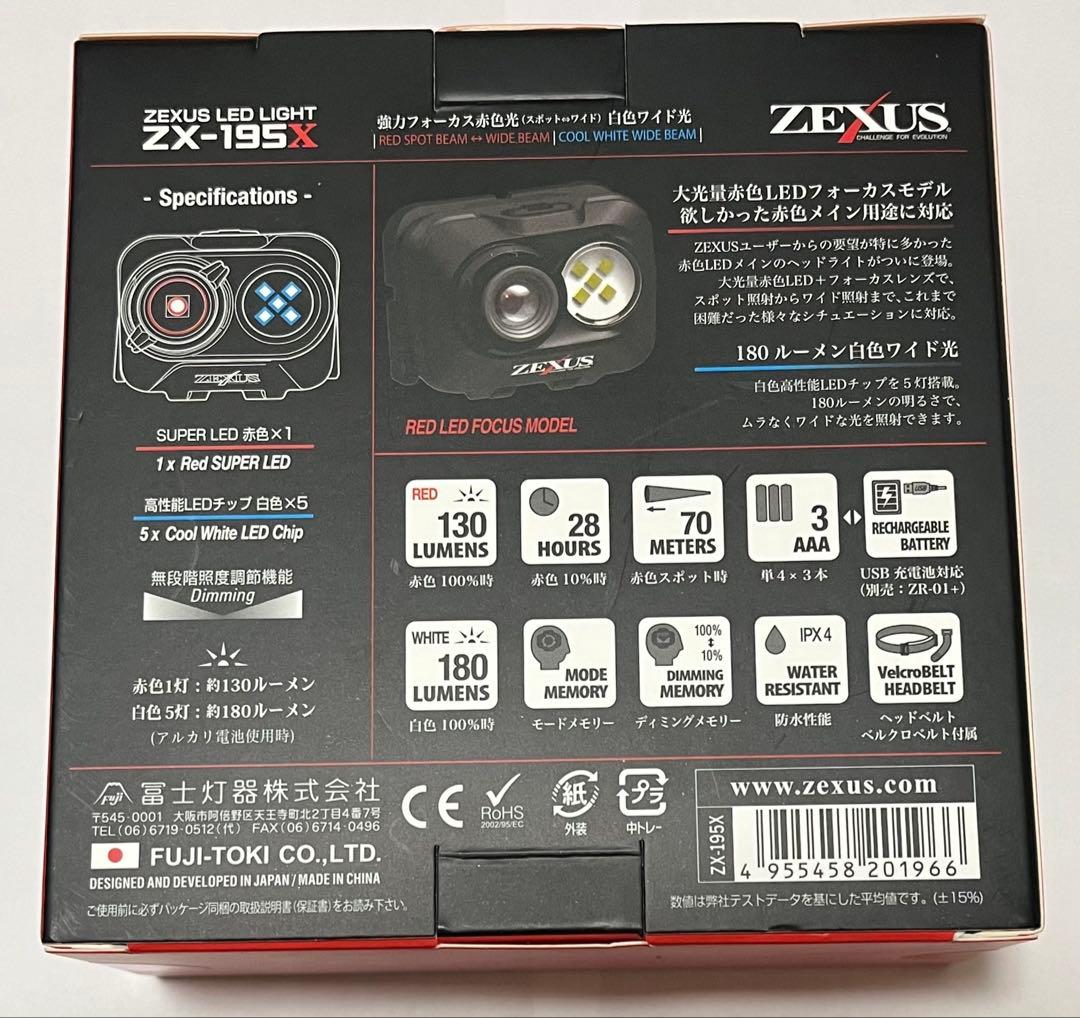 新品 冨士灯器 ゼクサス ZX-195X ヘッドライト