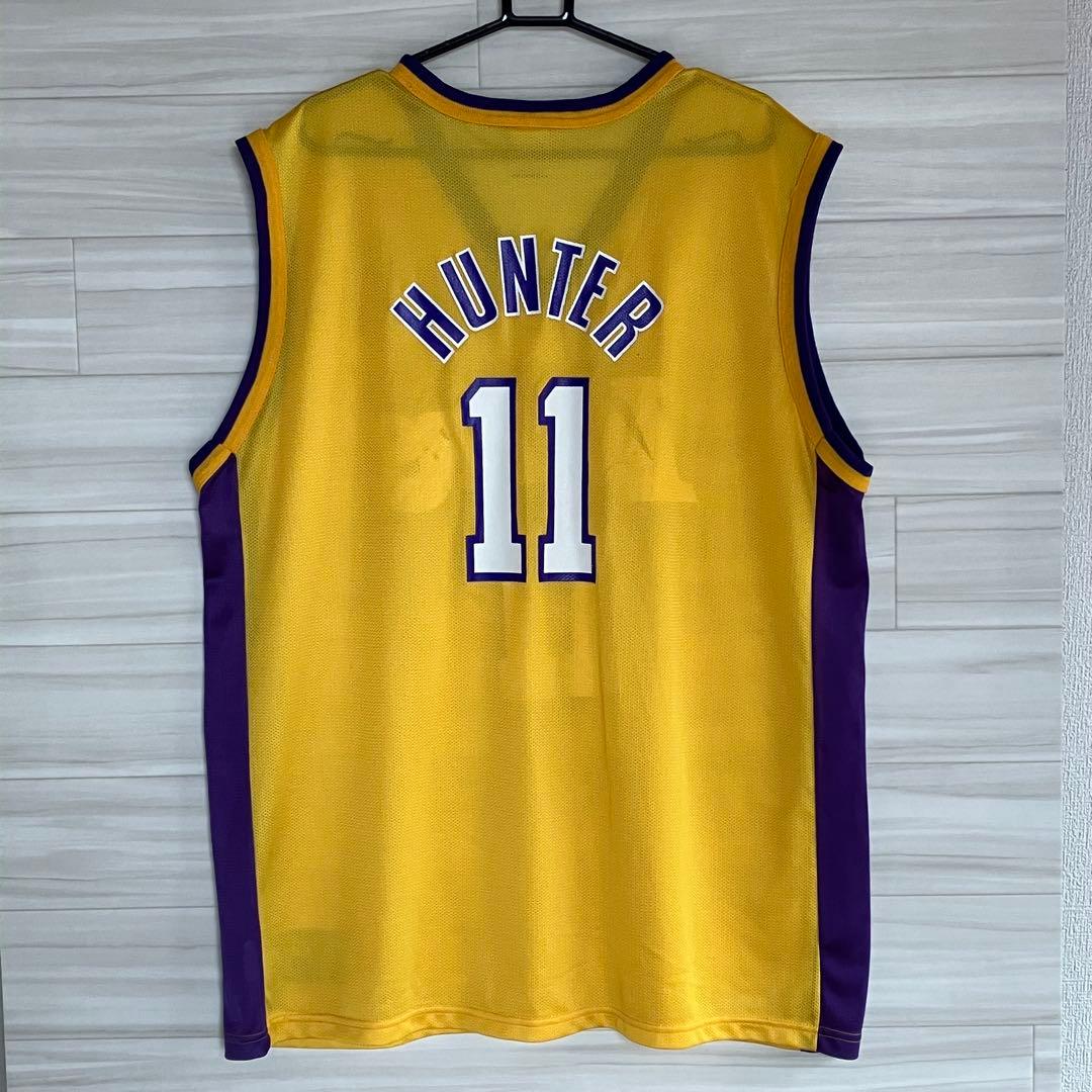 【良品】 NBA レイカーズ　LAKERS ユニフォーム HUNTER　ハンター