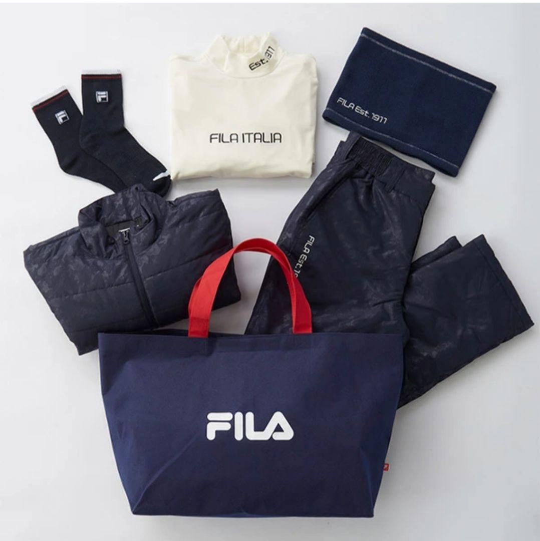 FILA GOLF ゴルフ メンズウェア 福袋 2026 Lサイズ ネイビー